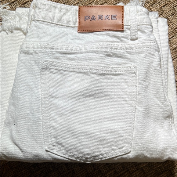 PARKE Women's White Jeans